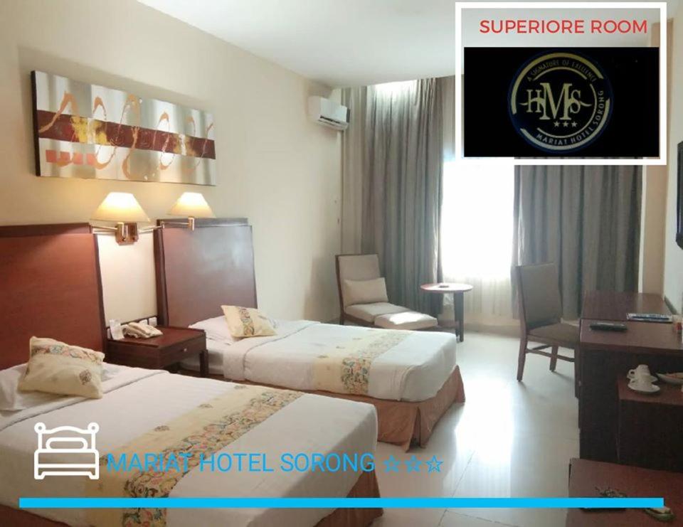 Hotel Mariat Sorong Bagian luar foto